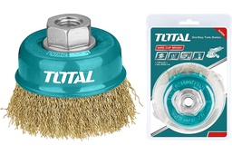 [TAC31041] TOTAL BROSSE COUPELLE METALLIQUE 100MM  