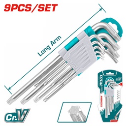 [THT106392] TOTAL 9-piece TORX key set
