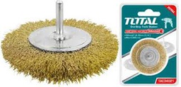 TOTAL MINI BROSSE METALLIQUE POUR PERCEUSE 2P [TAC34021]
