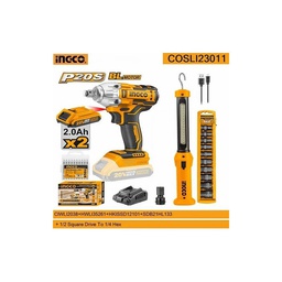 [COSLI23011] INGCO 20V brushless impact wrench pack