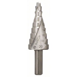 [2608597519] BOSCH HSS step drills 4-20MM