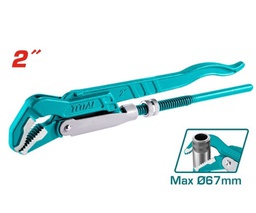 [THT172023] TOTAL heavy duty 45° Swedish pipe wrench 2"