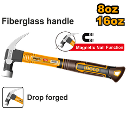 INGCO MARTEAU DE MENUISIER 220G TÊTE FORGEE SI NR [HCH81008]