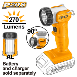 INGCO LAMPE DE TRAVAIL AU LITHIUM-ION 20V  [CWLI2038]