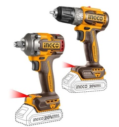 INGCO KIT VISSEUSE BRUSHLESS + BOULONNEUSE BRUSHLESS 20V  [CKLI20271]
