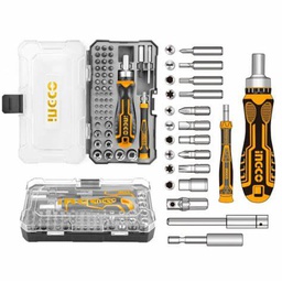 INGCO SET DE 55 PIÈCES POUR TOURNEVIS  [HKSDB0558]