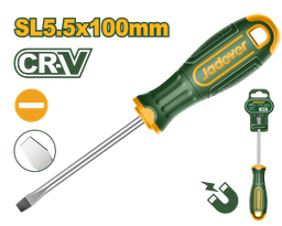JADEVER TOURNEVIS PLAT SL5,5X100MM CRV  [JDSD1254]
