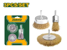 [JDCE6402] JADEVER set of 3 wire brushes