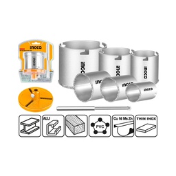 INGCO JEU 6PCS SCIES-CLOCHES [HSB4061]