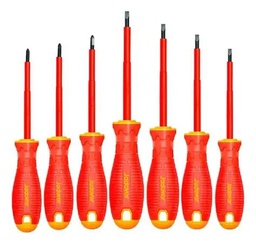 JADEVER JEU DE TOURNEVIS ISOLÉS 7 PCS  [JDSS7407]