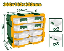 JADEVER BOITE DE RANGEMENT PLASTIQUE 6 TIROIRS   [JDTB8346]