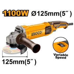 INGCO MEULEUSE 125MM 1100W AVEC VARIATEUR  [AG1100385]