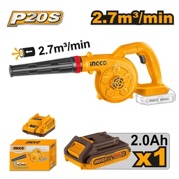 INGCO SOUFFLEUR 20V+1BAT+CHARGEUR [CABLI200281]