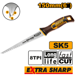 INGCO SCIE POUR PANNEAUX DE PLATRE 150MM [HWBSW1506]