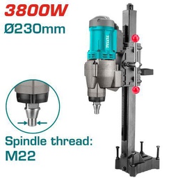 TOTAL FOREUSE DIAMANT SUR COLONNE 3800W [TDDM38001]