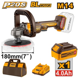 INGCO POLISSEUSE LITHIUM-ION 20V+1BAT 4AH [APLI20181]