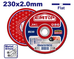 EMTOP DISQUE À TRONÇONNER 230X2,0 MM [EACD202303]