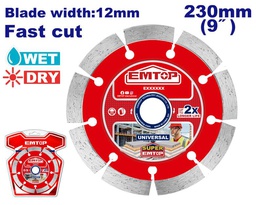 EMTOP DISQUE DIAMANT 230MM [EDDC012301]