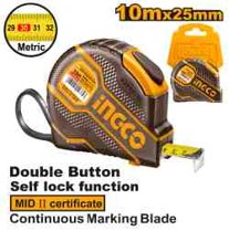 INGCO RUBAN A MESURER 10M X 25MM