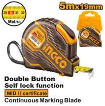 INGCO METRE RUBAN A MESURER 5MX19MM [HSMT080521E]