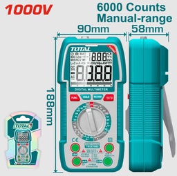 [TMT5310002] TOTAL ملتيميتر رقمي 600V/1000V AC/DC