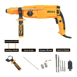 INGCO MARTEAU PERFORATEUR 26MM 800W+MANDRIN  [RGH9028-2]