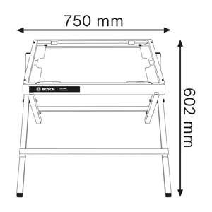 SUPPORT POUR SCIE SUR TABLE BOSCH GTS 10X GTS 6000