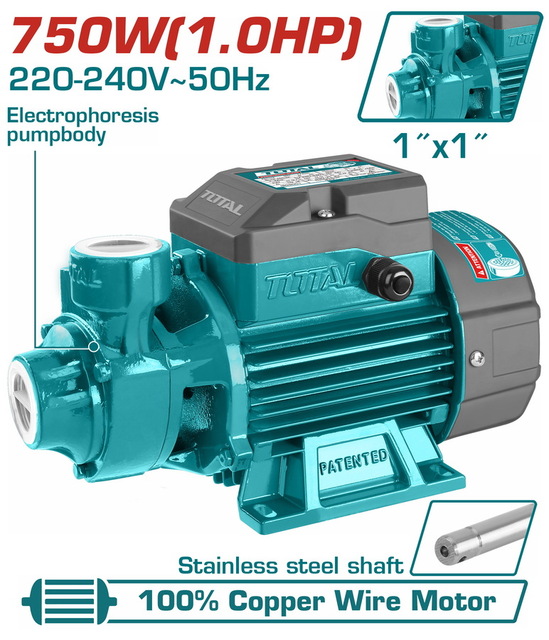 POMPE A EAUPERIPHERIQUE 750W - 1HP - TOTAL