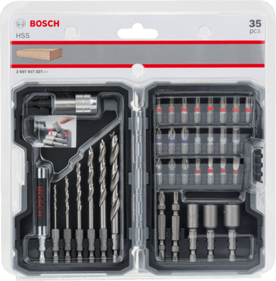 COFFRET D’EMBOUTS DE VISSAGE EXTRA-DURS, 35 PIÈCES BOSCH