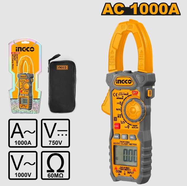 PINCE MULTIMÈTRIQUE CAT.III 1000V SS INGCO