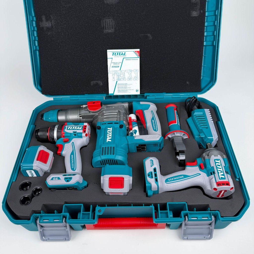 PACK MARTEAU PERFORATEUR+BOULONNEUSE+VISSEUSE