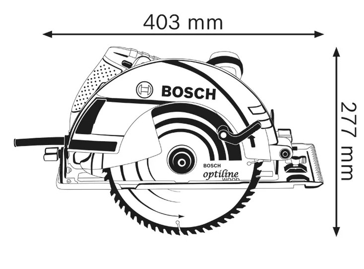 SCIE CIRCULAIRE GKS 235 PROFESSIONNEL BOSCH GKS235