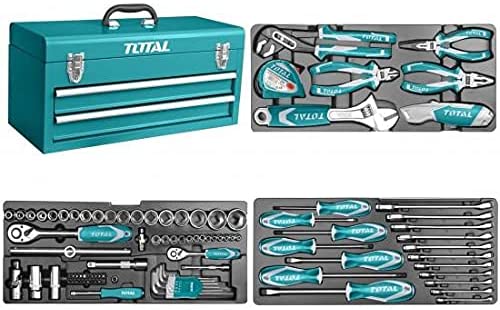 BOITE A OUTILS 97 PCS TOTAL TOOLS