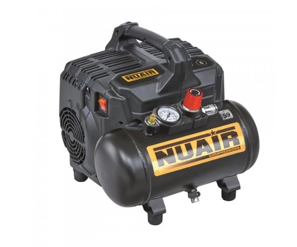 COMPRESSEUR A AIR NUAIR SILENCIEUX 6L 1HP