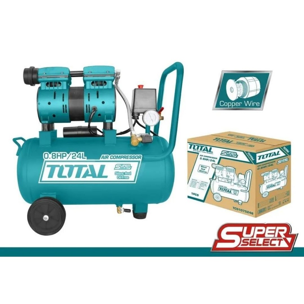 COMPRESSEUR SILENCIEUX 24L 600W（0.8HP）TOTAL