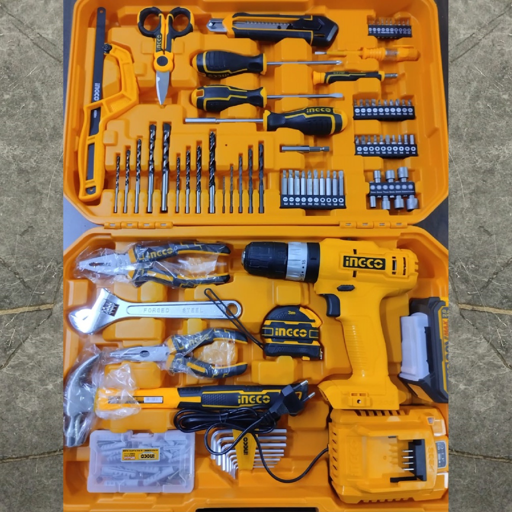 COFFRET PERCEUSE 20V+164 PIECES