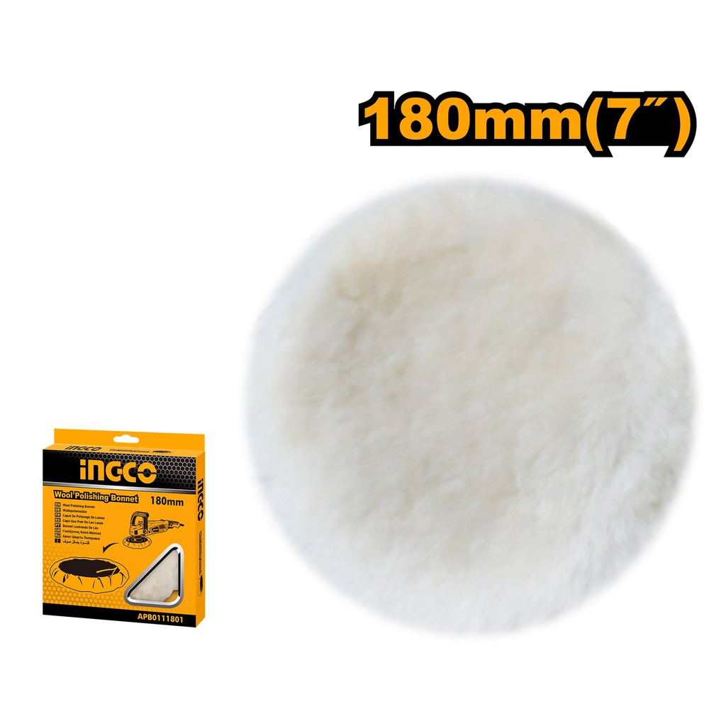 INGCO wool polishing bonnet 180MM