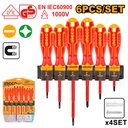 INGCO TOURNEVIS ISOLES  SET DE 6 PIECES [HKISD0608]