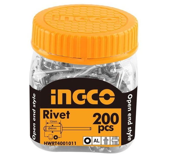 INGCO RIVET 4.8X16MM BOITE DE 100 PIECES [HWRT4801611]