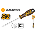 [HSDSL4100] INGCO TOURNEVIS A FENTE D:4MM L:100MM [HSDSL4100]