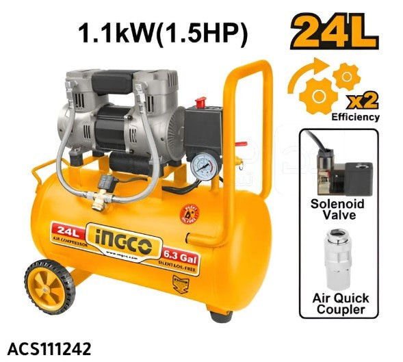 INGCO COMPRESSEUR 24L 1100 (1.5H) NR  