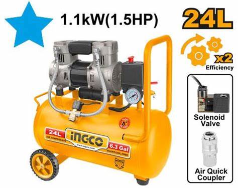 INGCO COMPRESSEUR 24L 1100 (1.5H) NR [ACS111242]