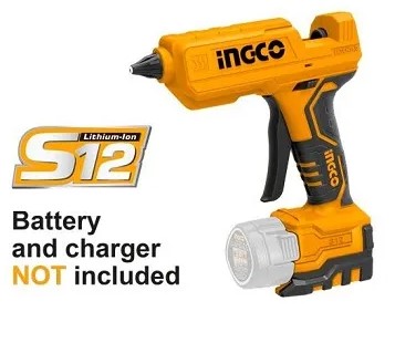 INGCO PISTOLET A COLLE 12V BATTERIE CHARGEUR NON INCLUS [CGGLI1201]