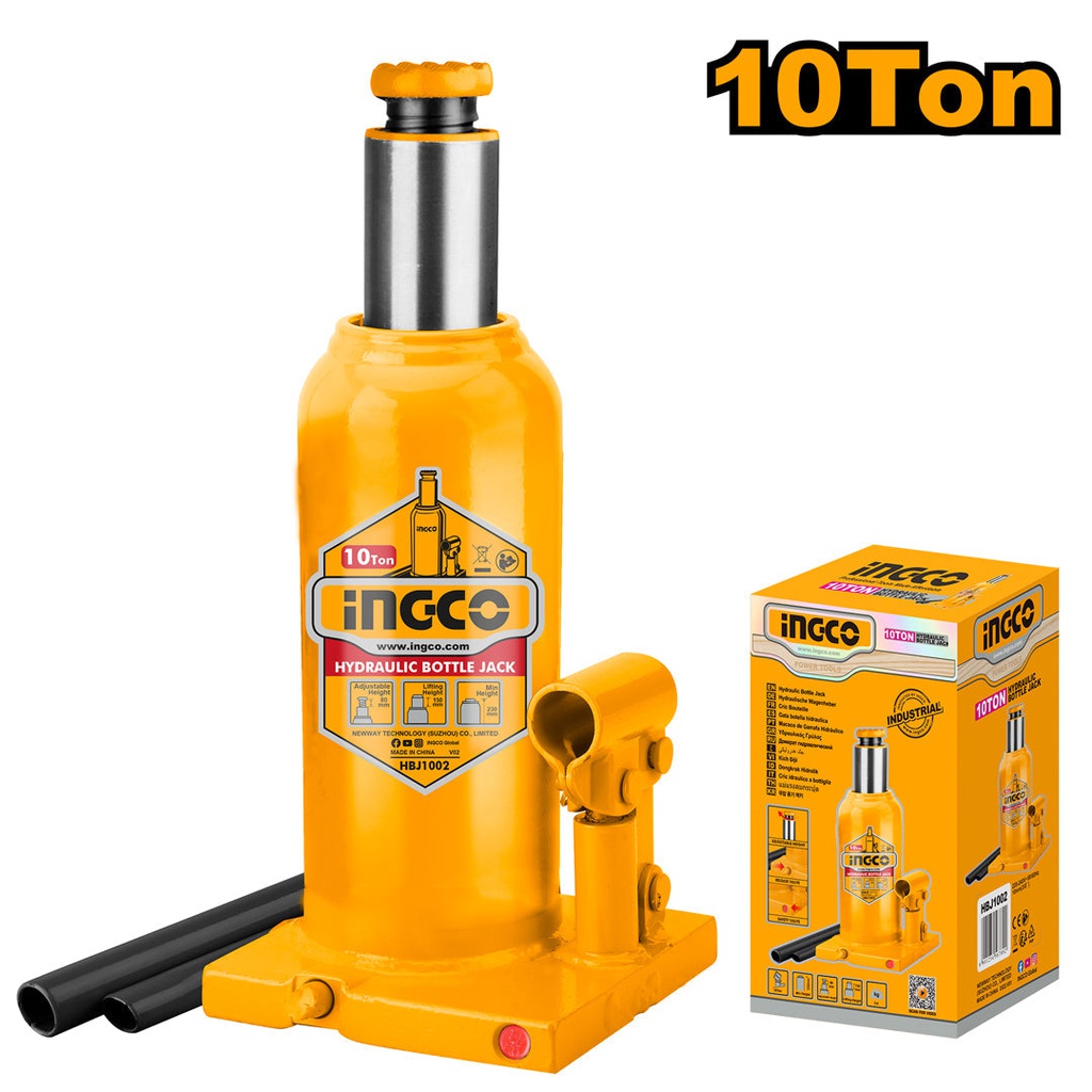 INGCO رافعة زجاجة هيدروليكية 10 طن