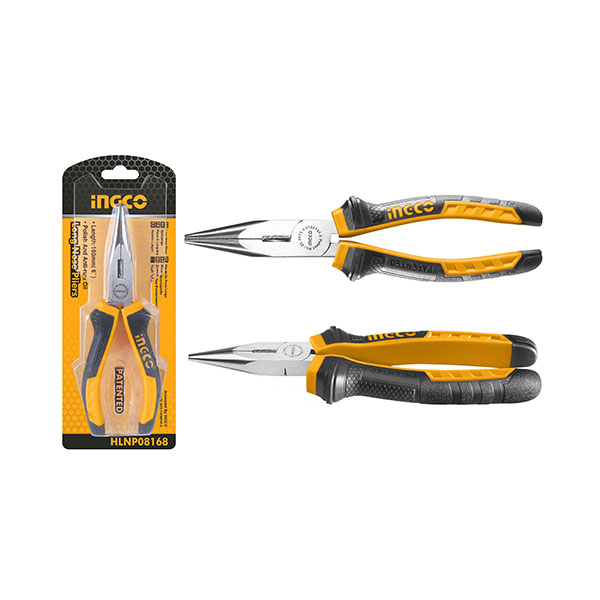 INGCO PINCE A BEC LONG 160MM SS [HLNP08168]