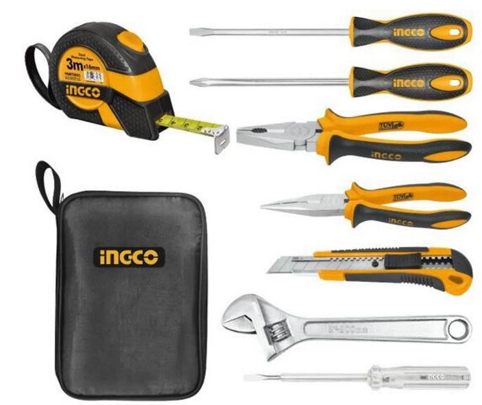 INGCO SET DE 8 OUTILS A MAIN  [HKTH10808]