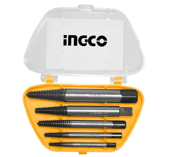 INGCO KIT D'EXTRACTEURS DE VIS UNIVERSAL 5PC [ASE001]