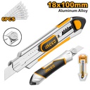 [HKNS1808] INGCO CUTTER ALU 100MMX18MM + 6 LAMES [HKNS1808]