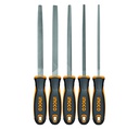 [HKTFS0508] INGCO SET DE 5 LIMES EN ACIER 200MM  