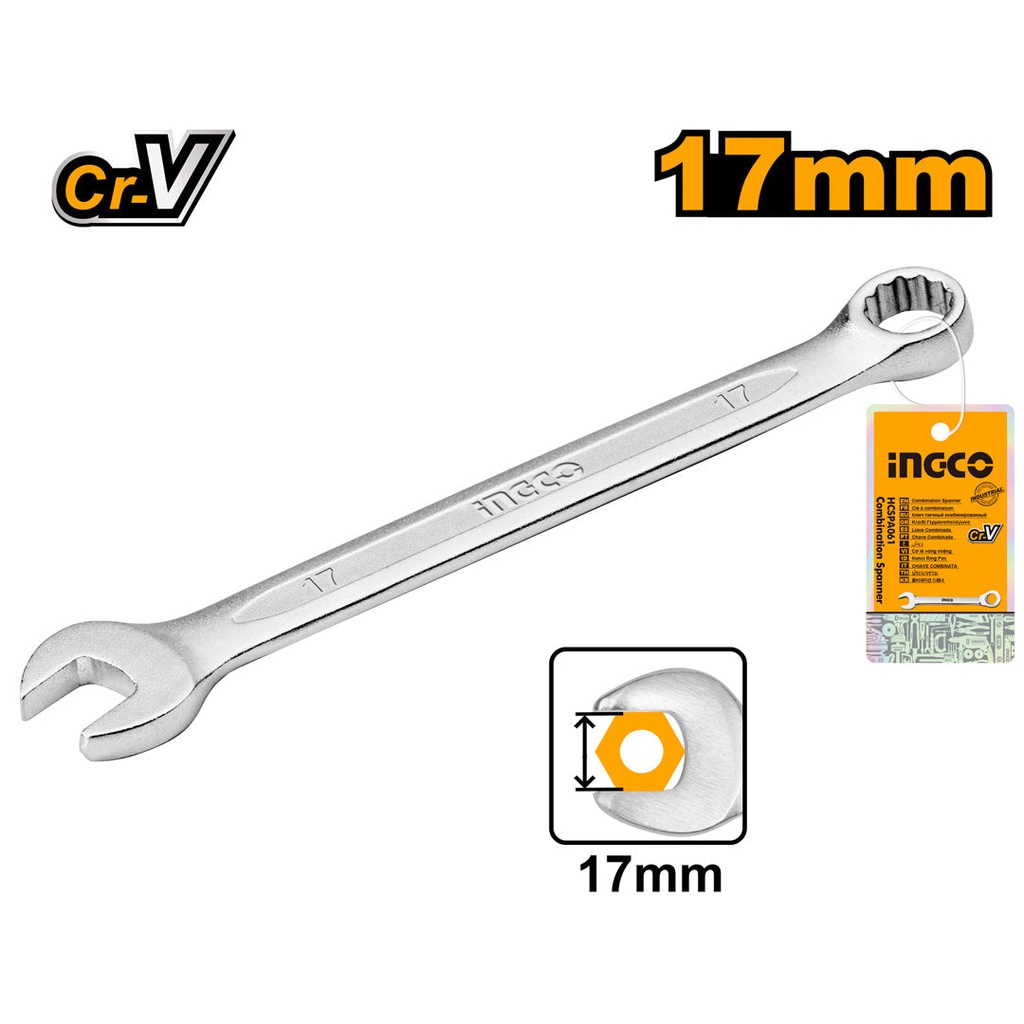 INGCO CLE MIXTE 17MM  [HCSPA171]